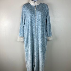 Oscar De La Renta Robe House Coat Sz S/M Full Zip